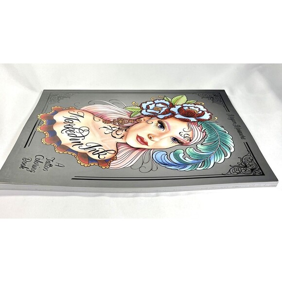 Marked in Ink A Tattoo Coloring Book by Megan Massacre Trade Paperback - Picture 5 of 13